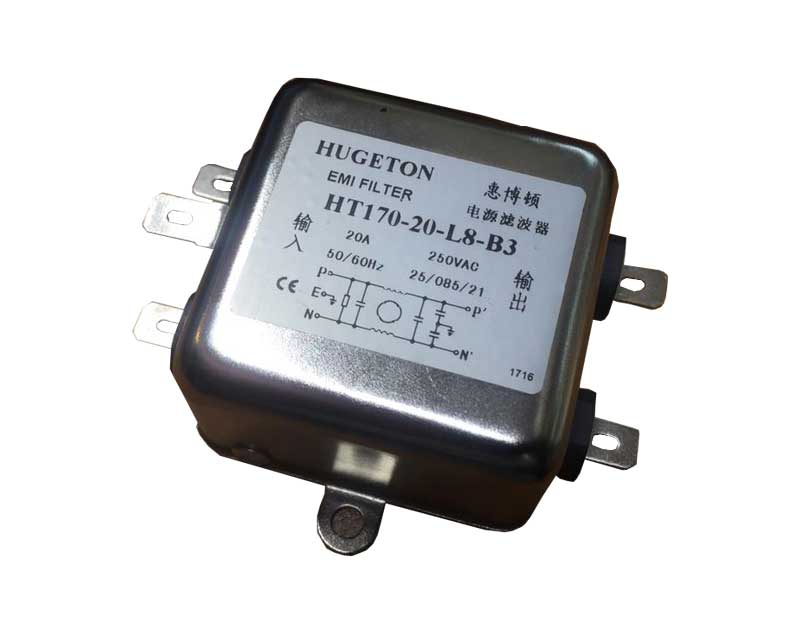 نویز فیلتر 20 آمپر HUGETON مدل HT170-20-L8-B3